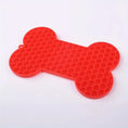 Bild in Galerie-Betrachter laden, Bone-Shaped Silicone Licking Mat for Dogs – Slow Feeder Pad to Prevent Choking, Non-Slip Food Puzzle for Wet Food & Yogurt
