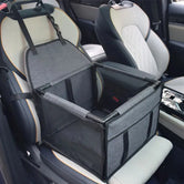 Dogs Car Seat Protector – Premium Waterproof Pet Travel Hammock with Storage Pockets for Safe Rides