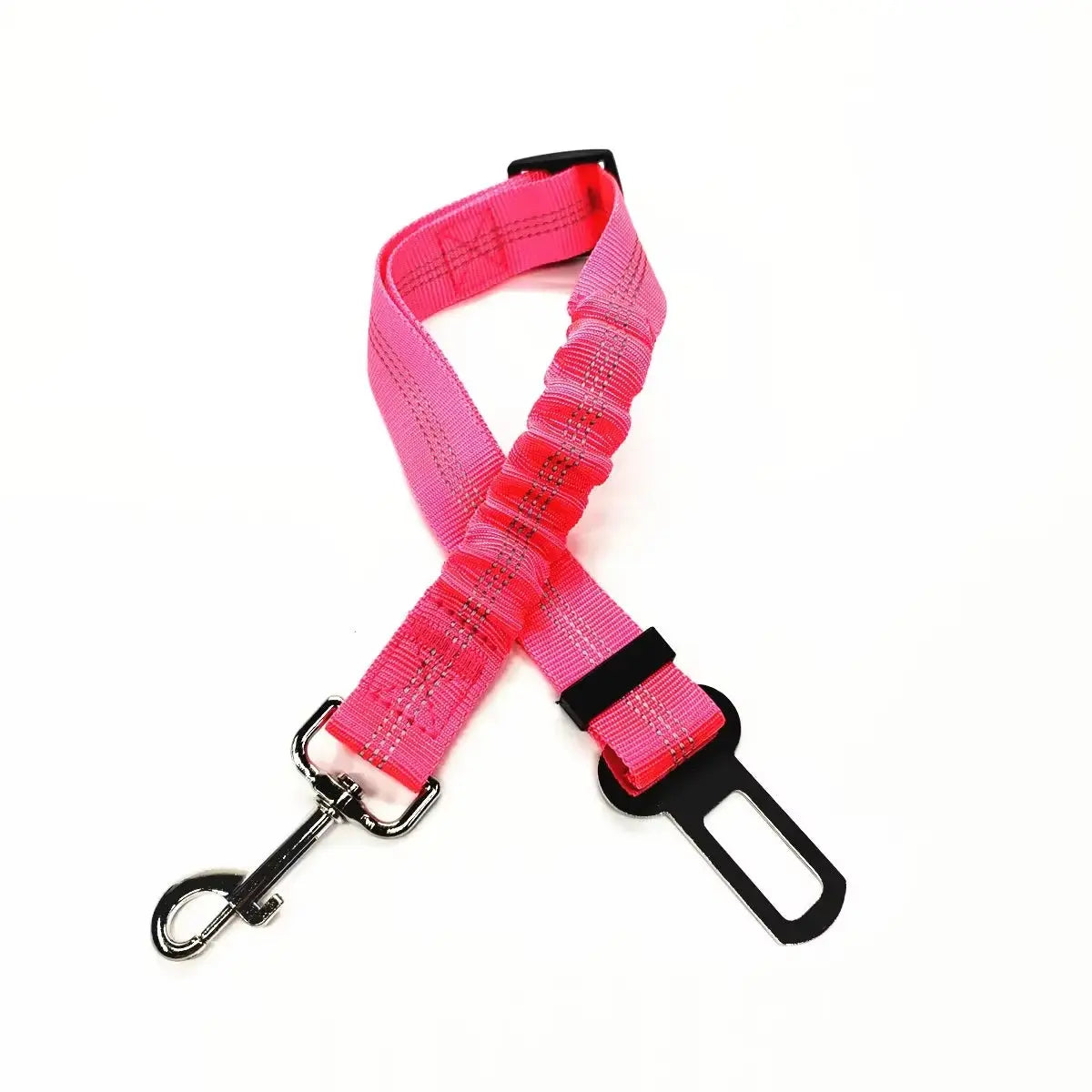 Pet Vehicle Safety Harness - Adjustable Car Seat Belt for Dogs and Cats with Secure Clip