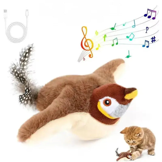 Smart Flap Motion Cat Toy –  Auto-Flapping, Catnip-Infused & Rechargeable