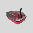 Bild in Galerie-Betrachter laden, EcoCat Litter Set: Large, Thickened Litter Box with High Fence & Scoop
