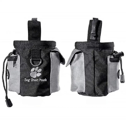 Dog Training Treat Pouch - Portable, Large Capacity Treat Bag for Outdoor Training - Hip-Worn Design