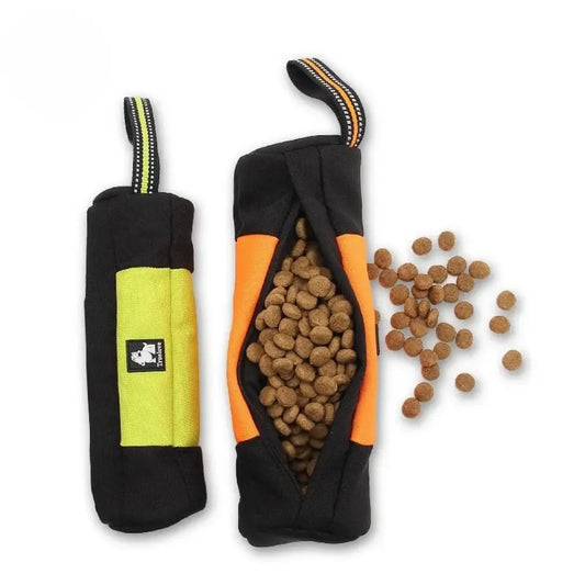 Feed Dummy Dog Pet Treat Bag - Reflective Dog Training Carry Treats Dog Toys Pet Feed Pocket Pouch Poop Bag Dispenser