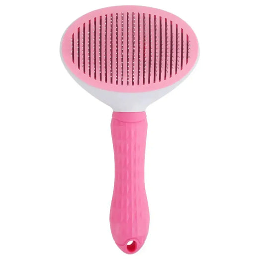 One-Click Pet Hair Remover - Automatic Deshedding Comb for Dogs and Cats, Grooming and Styling Tool