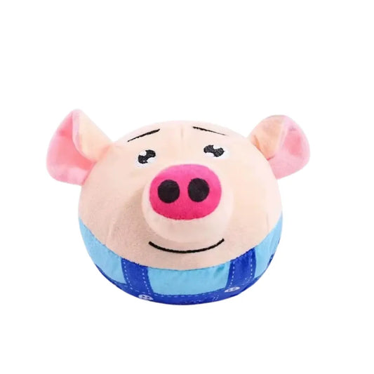 Interactive Dog Training Ball - Auto-Rolling, USB-Powered Bouncing Ball with Smart Sensor