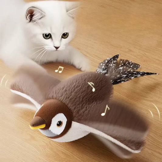 Smart Flap Motion Cat Toy –  Auto-Flapping, Catnip-Infused & Rechargeable