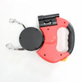 Bild in Galerie-Betrachter laden, Dual Retractable Dog Leash with LED Lights – 360° Tangle-Free Swivel & Independent Braking, 3M Reflective Leads for Night Safety
