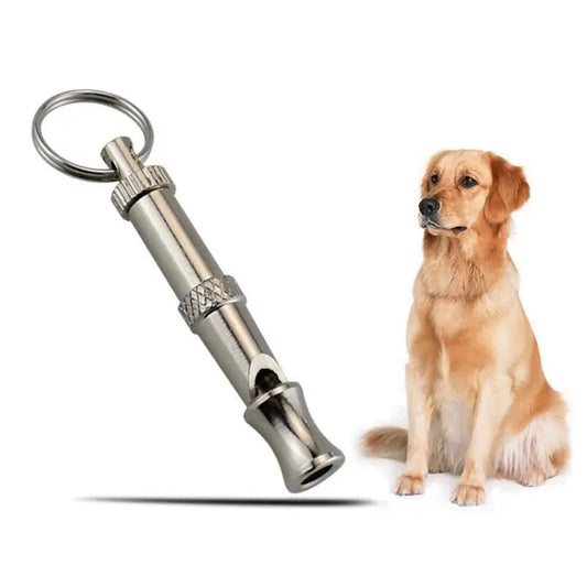 Professional Dog Training Whistle - Stainless Steel Pet Whistle for Barking Control and Puppy Training