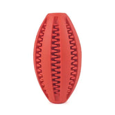 Natural Rubber Dog Chew Toy Ball – Super Tough Teeth Cleaning & Interactive Snack Dispenser, Bouncy Dental Toy for Aggressive Chewers