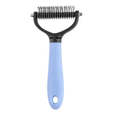  2-Sided Pet Dematting Comb – Safe Undercoat Rake for Dogs & Cats, Professional Grooming Tool for Mats, Tangles & Shedding