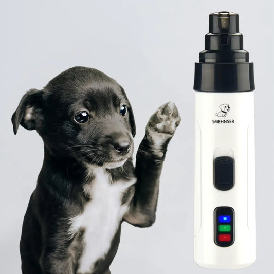 Pet Nail Grinder Pro - Rechargeable Dog & Cat Nail Grinder for Gentle Paw Grooming - Perfect for Pets of All Sizes BravePaws