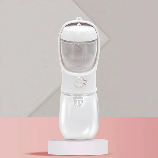 Dual-Use Pet Water Bottle & Food Container – Leak-Proof for Travel & Outdoors