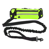 Hands-Free Dog Leash for Running & Hiking – Reflective Waist Belt with Retractable Bungee Lead, Adjustable Waist Pack Included