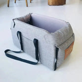 Portable Dog Car Seat Bed - Safe & Comfortable Travel Carrier for Small Dogs and Cats, Non-Slip Design