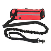 Hands-Free Dog Leash for Running & Hiking – Reflective Waist Belt with Retractable Bungee Lead, Adjustable Waist Pack Included