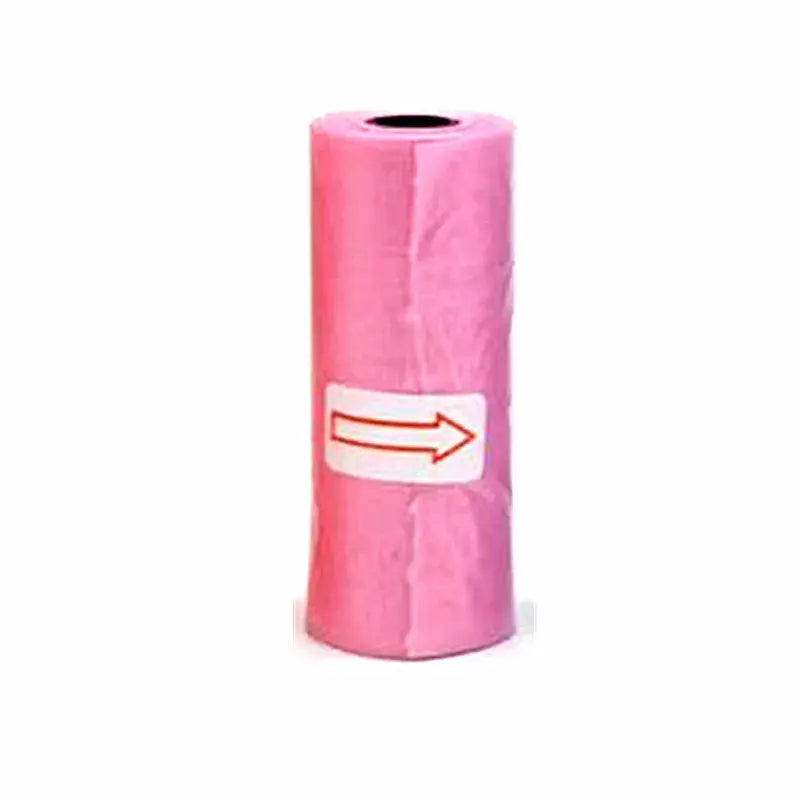 Leak-Proof Dog Poop Bags with Paw Prints - Random Color Pet Waste Bags for Easy Cleanup - Eco-Friendly & Strong