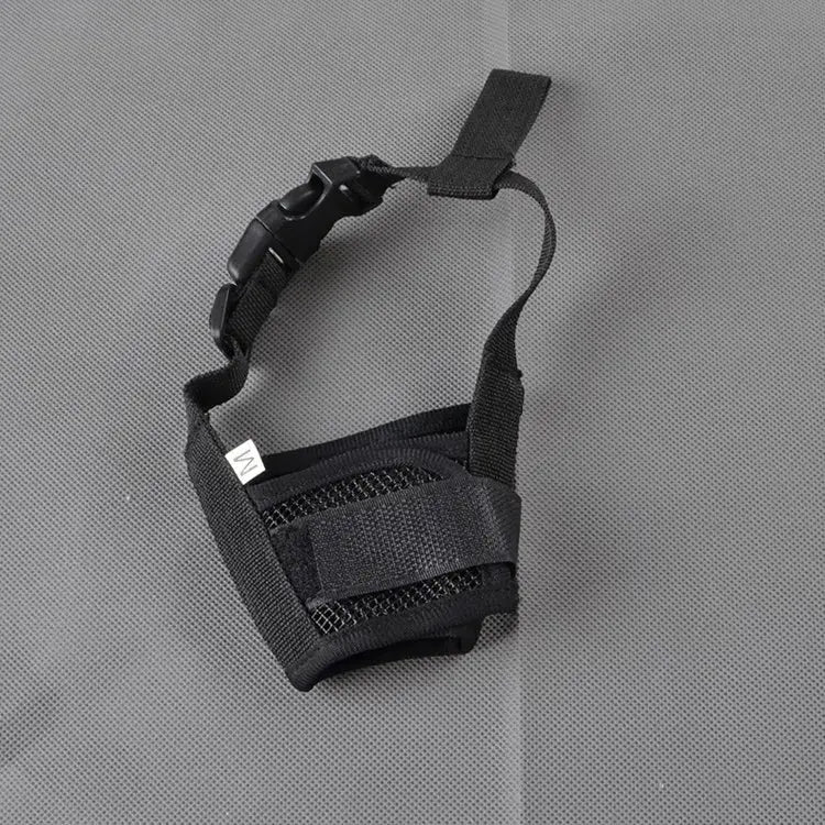 Adjustable Dog Muzzle for Anti-Barking - Breathable Mesh Muzzle with Nylon Straps for Small and Large Dogs