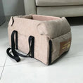 Charger l'image dans la visionneuse de la galerie, Portable Dog Car Seat Bed - Safe & Comfortable Travel Carrier for Small Dogs and Cats, Non-Slip Design
