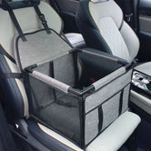 Dogs Car Seat Protector – Premium Waterproof Pet Travel Hammock with Storage Pockets for Safe Rides