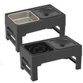 Bild in Galerie-Betrachter laden, Adjustable Elevated Dog Bowl Stand – Stainless Steel Puppy Feeding Dish with Non-Slip Base | Perfect for Small & Large Dogs
