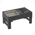 Bild in Galerie-Betrachter laden, Adjustable Elevated Dog Bowl Stand – Stainless Steel Puppy Feeding Dish with Non-Slip Base | Perfect for Small & Large Dogs
