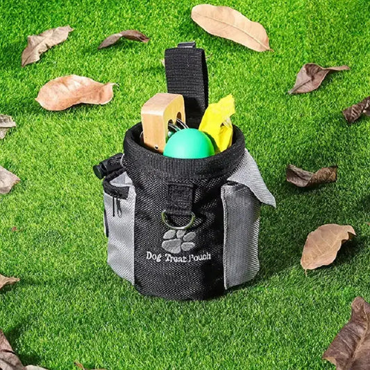 Dog Training Treat Pouch - Portable, Large Capacity Treat Bag for Outdoor Training - Hip-Worn Design